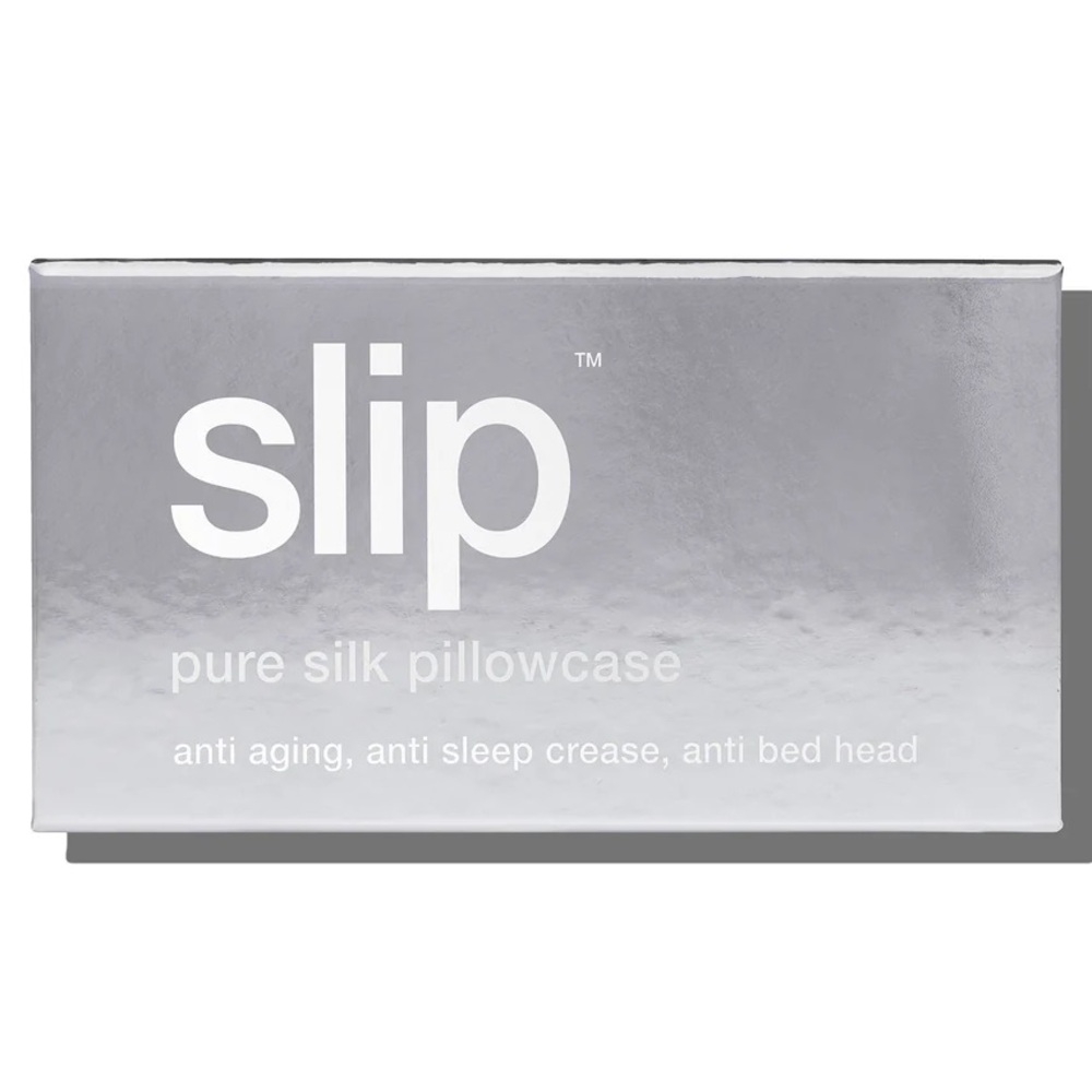 Slip Metallic Silver Pillowcase